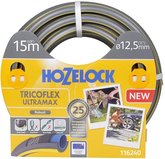 PoliHome Λάστιχο Hozelock Ultramax 15m 12.5mm