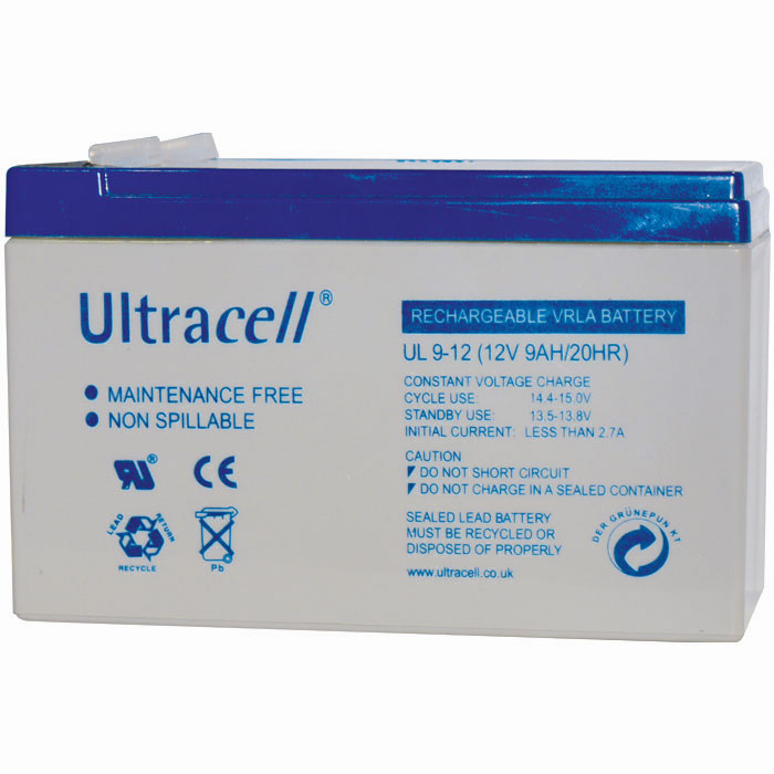 PoliHome Μπαταρίες μολύβδου Ultracell 12V 9Ah F2