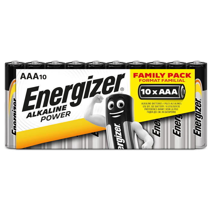 PoliHome Μπαταρίες αλκαλικές Energizer AAA-LR03 1.5V family pack