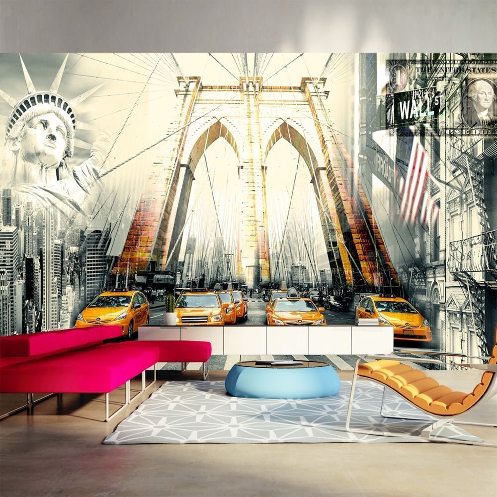 PoliHome Αυτοκόλλητη φωτοταπετσαρία - Urban living
