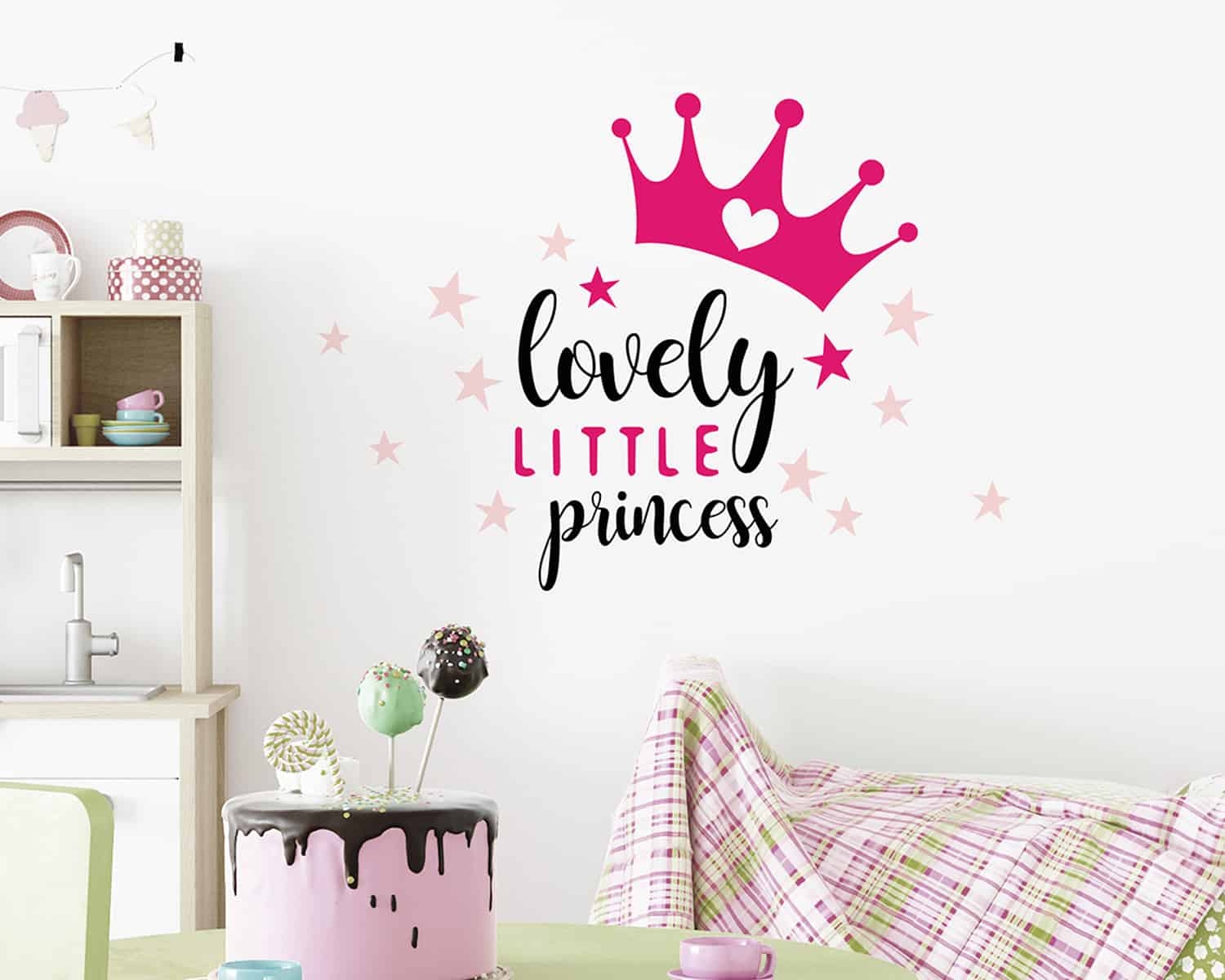 Διακοσμητικά αυτοκόλλητα τοίχου Lovely Princess M