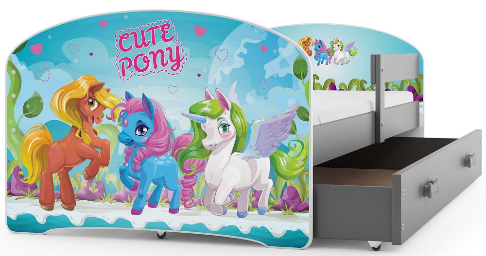 Κρεβάτι παιδικό Fun-Grafitis-Pony