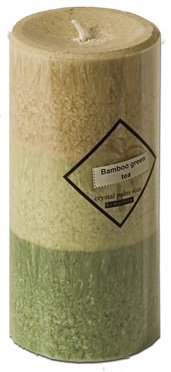 Αρωματικό κερί κορμός Bamboo Green Tea 15cm