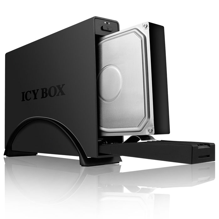 PoliHome Εξωτερική θήκη σκληρού δίσκου HDD SSD ICY BOX 366StU3+B