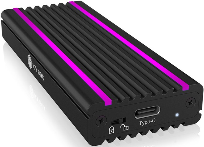 PoliHome Εξωτερική θήκη σκληρού δίσκου M.2 NVMe SSD ICY BOX 1824ML-C31