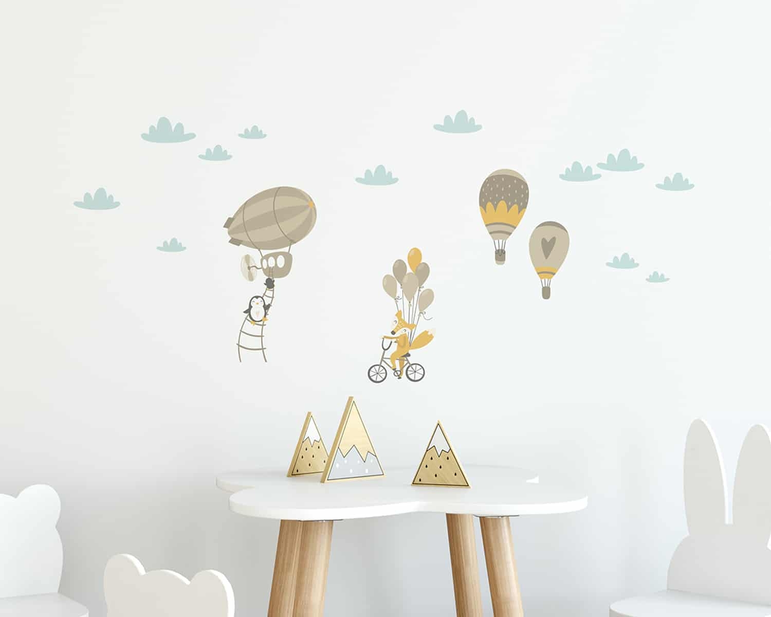 Διακοσμητικά αυτοκόλλητα τοίχου Air Balloon ML