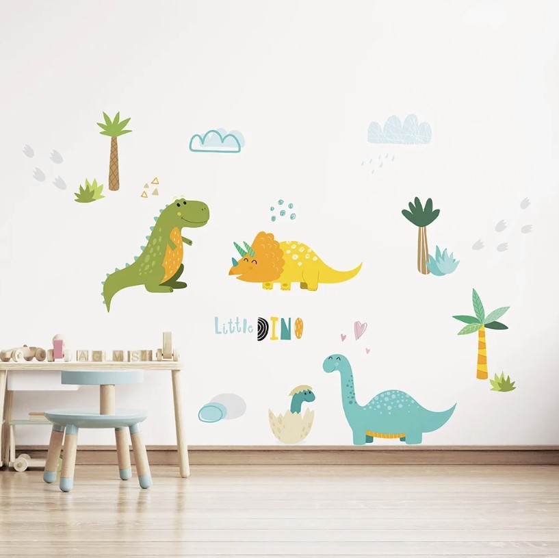 Διακοσμητικά αυτοκόλλητα τοίχου Dinosaurs XL
