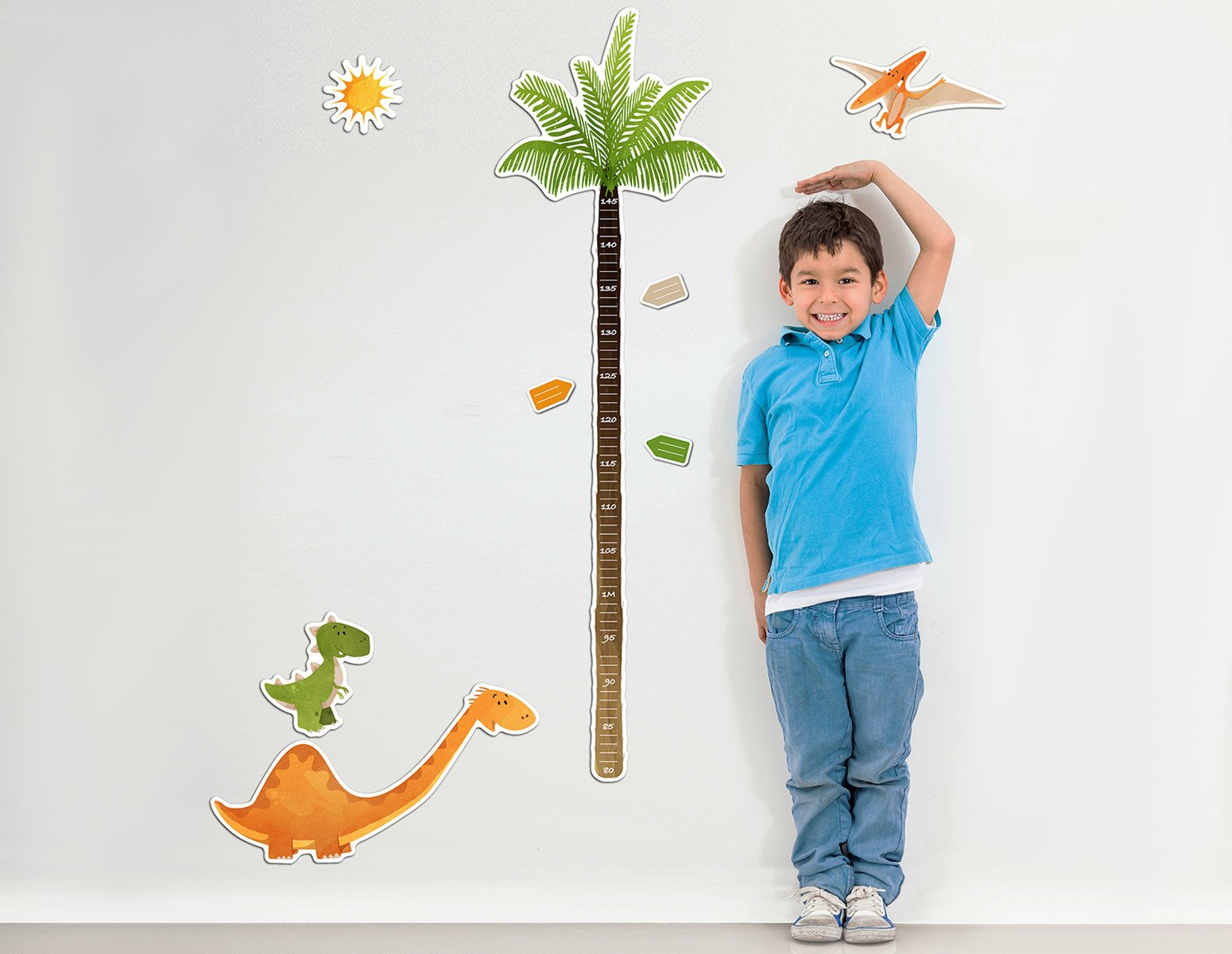 Αυτοκόλλητος υψομετρητής Dinosaurs αφρώδης