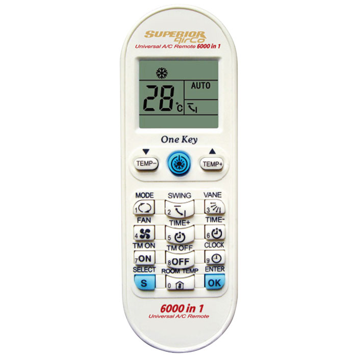 PoliHome Τηλεχειριστήριο για Air condition Superior AIRCO 6000 Universal