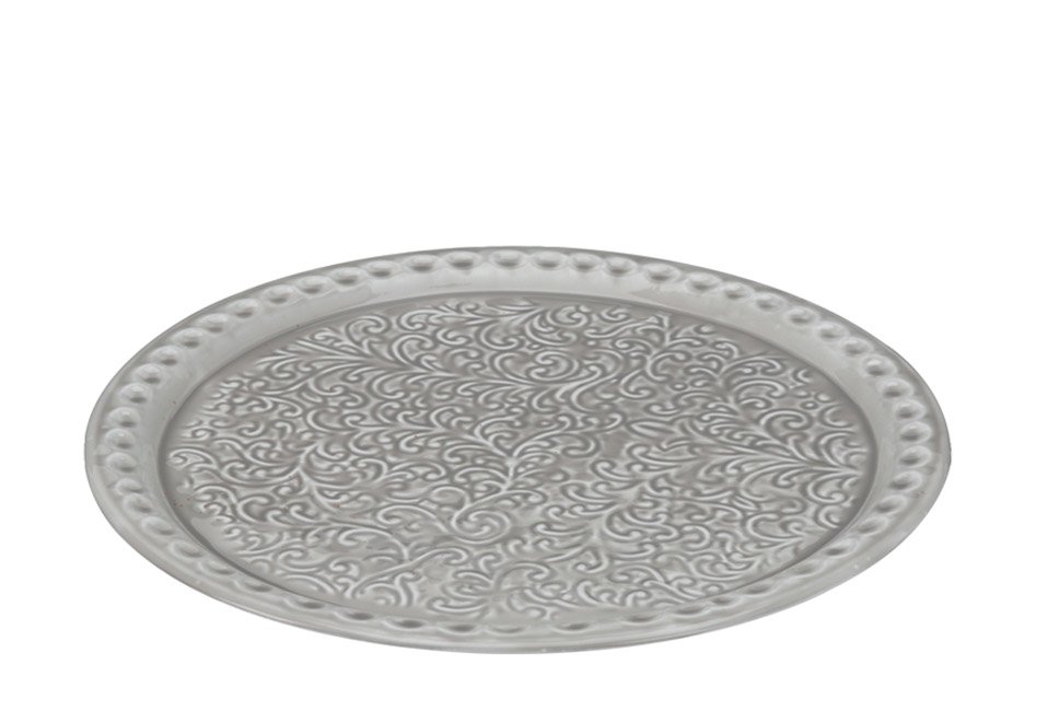 Μεταλλικός δίσκος εμαγέ 42cm