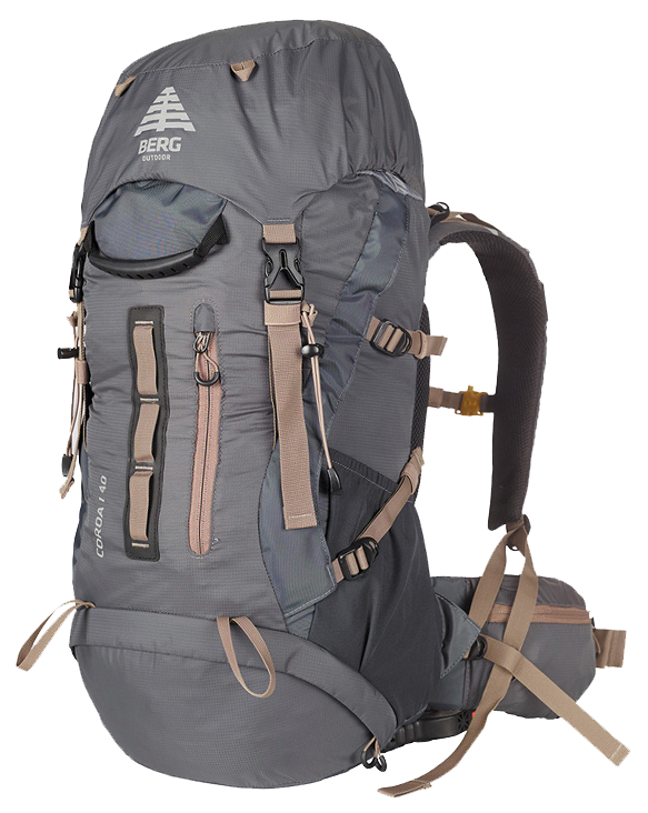 PoliHome Σακίδια Berg Outdoor Coroa 40-Γκρι