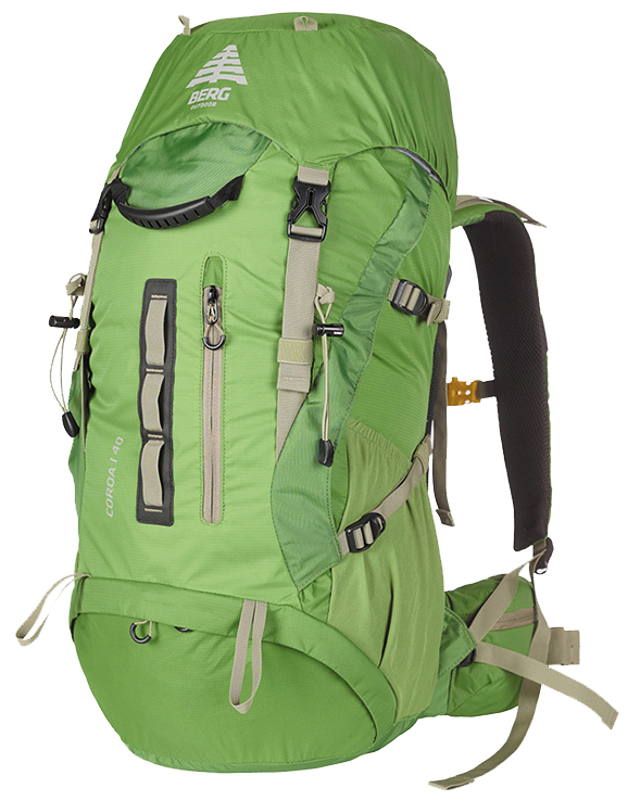 PoliHome Σακίδια Berg Outdoor Coroa 40-Lime