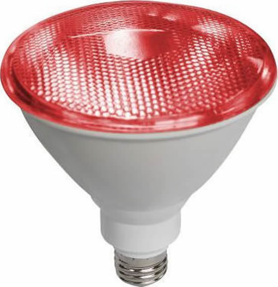 Λαμπτήρας LED E27 PAR38 15W Red
