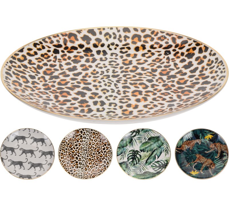 Ρηχό πιάτο πορσελάνης New Bone Jungle Prints