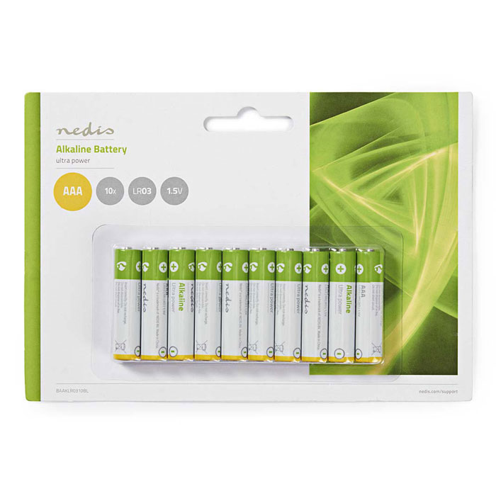 PoliHome Μπαταρίες αλκαλικές Nedis BAAKLR0310BL AAA-LR03 1.5V