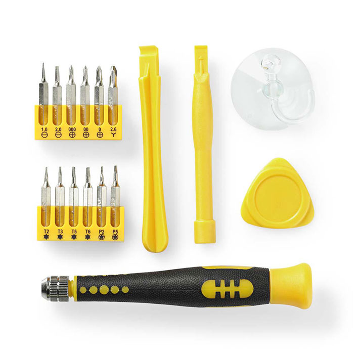 PoliHome Toolkit 17 σε 1 Nedis CSTS10017 για επισκευή PC/Tablet/Smartphone