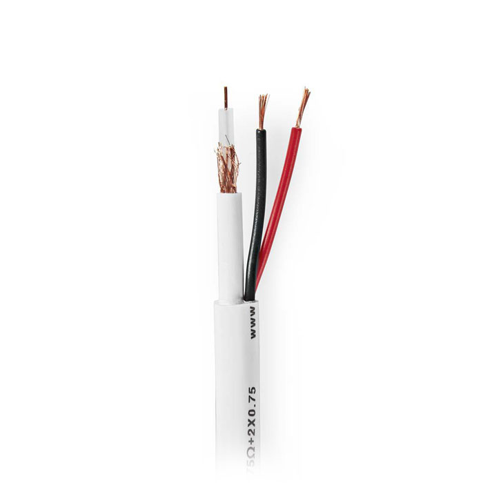 PoliHome Καλώδιο τροφοδοσίας βίντεο Nedis SCGR90300WT100