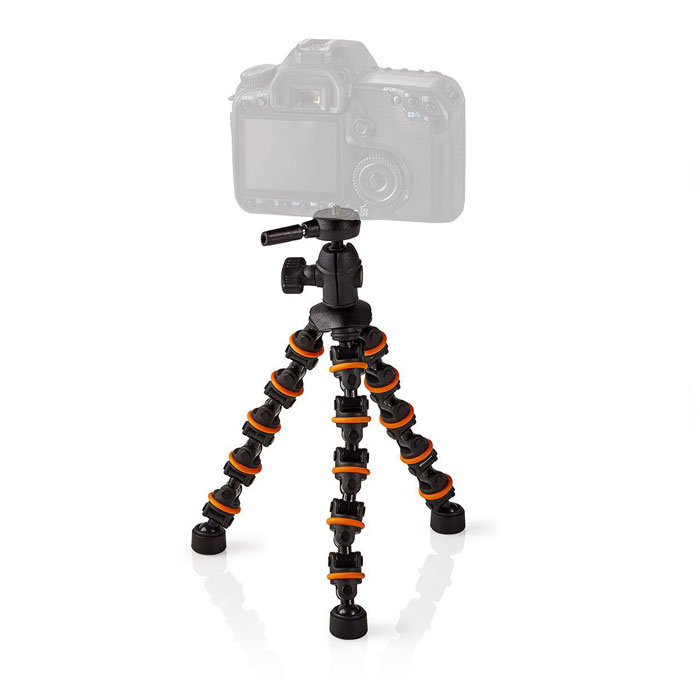 Τρίποδας φωτογραφικής μηχανής κάμερας Nedis GPOD3200BK Flexible