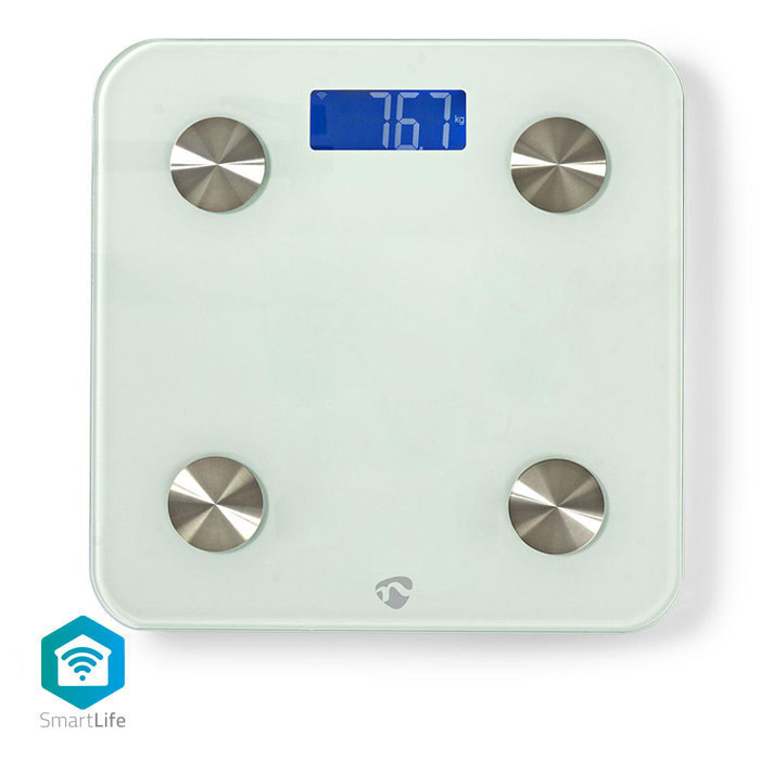 PoliHome Ζυγαριά μπάνιου Smart Nedis WIFIHS10WT WiFI