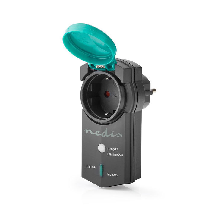 Τηλεχειριζόμενη RF πρίζα smart plug εξωτερικού χώου Nedis RFPOD120FWT