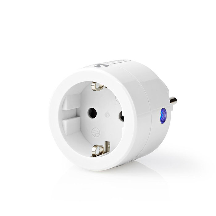 Τηλεχειριζόμενη RF πρίζα smart plug French Nedis RFP110FWT με διακόπτη