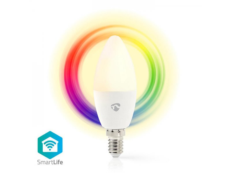 Wi-Fi έξυπνη λάμπα RGB LED Nedis WIFILC11WTE14