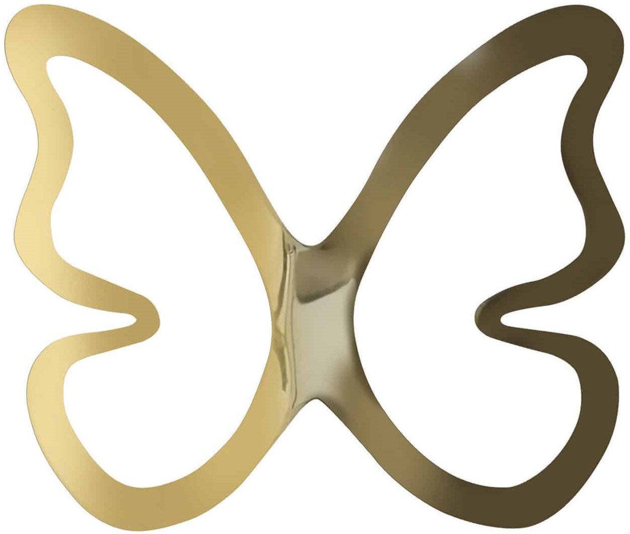 Διακοσμητικά αυτοκόλλητα τοίχου Gold Butterflies 3D Ango