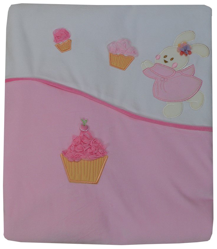 Κουβέρτα βελουτέ Bebe Stars Cupcake