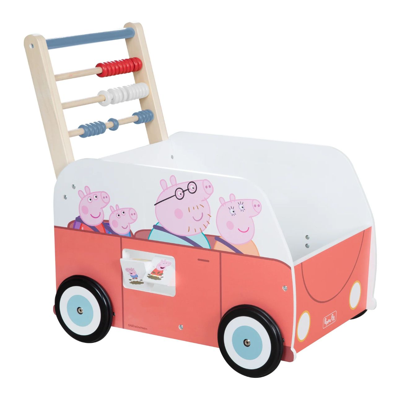 PoliHome Καροτσάκι - περπατούρα Peppa Pig