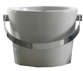 Νιπτήρας Bucket Scarabeo white Φ30