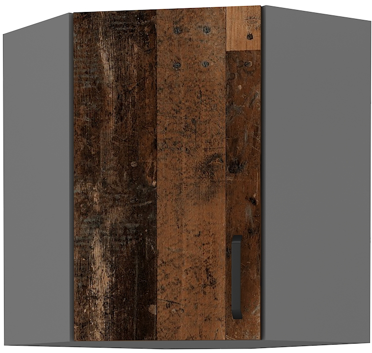 Κρεμαστό ντουλάπι γωνιακό Delios 60×60 GN-72