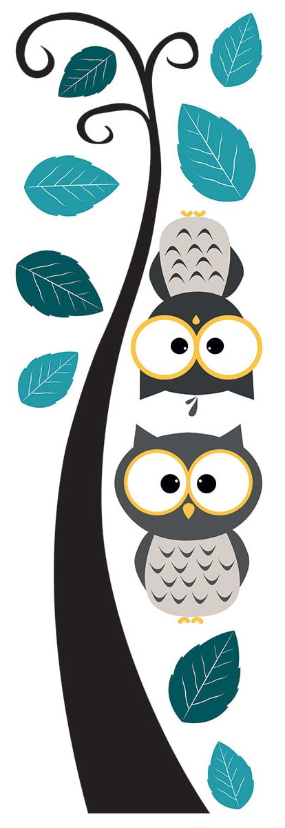 Διακοσμητικά αυτοκόλλητα πόρτας Peep Hole Owl ML