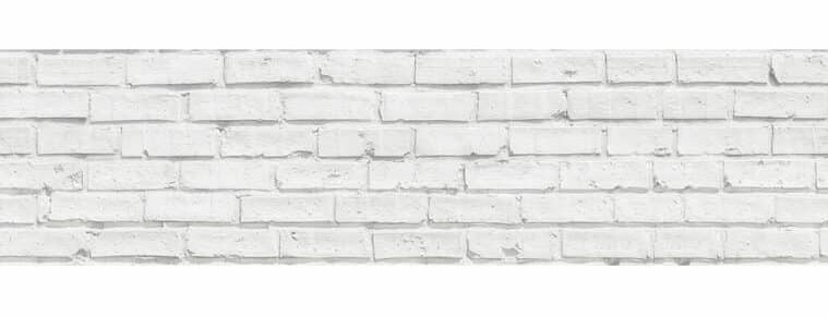 PoliHome Πλάτη προστασίας τοίχου White Bricks