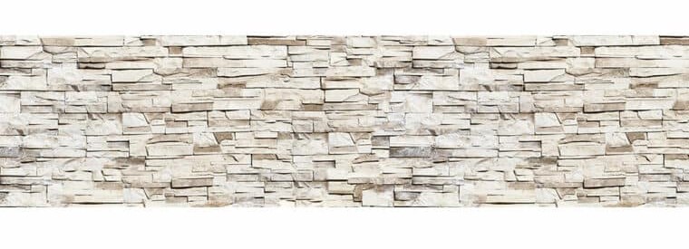 PoliHome Πλάτη προστασίας τοίχου Beige Stones XL