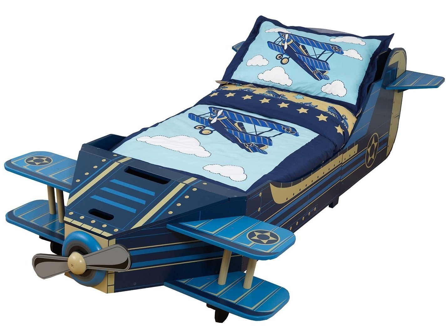Κρεβάτι KidKraft Airplane (Μήκος: 201 Βάθος: 115 Ύψος: 55)