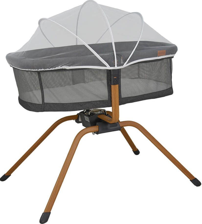 PoliHome Λίκνο chic Bebe Stars 2 in 1-Gkri Skouro
