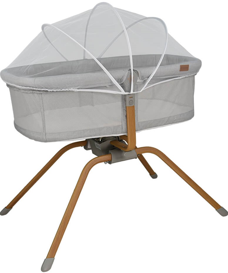 PoliHome Λίκνο chic Bebe Stars 2 in 1-Gkri Anoixto