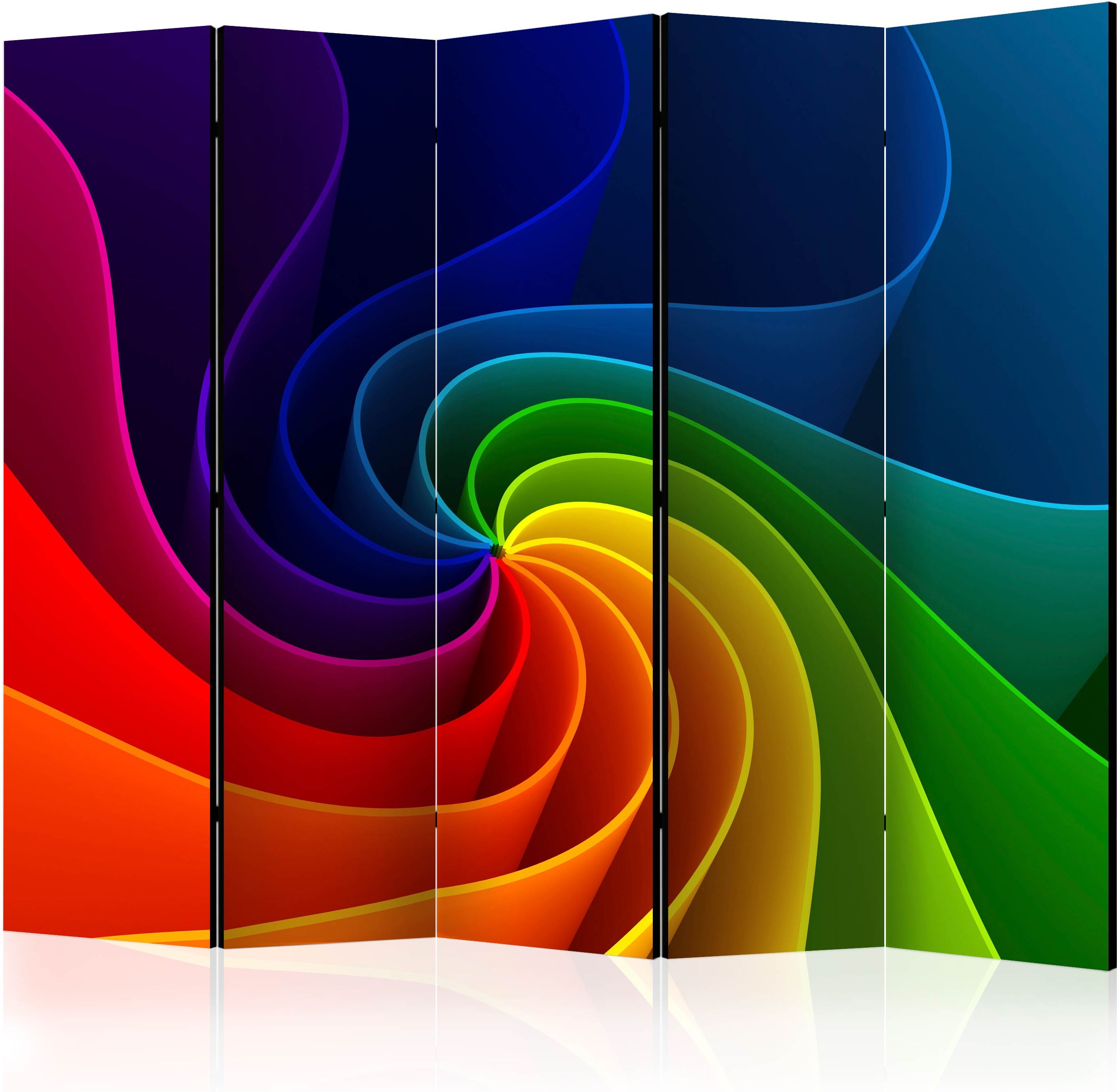 Διαχωριστικό με 5 τμήματα – Colorful Pinwheel II [Room Dividers]