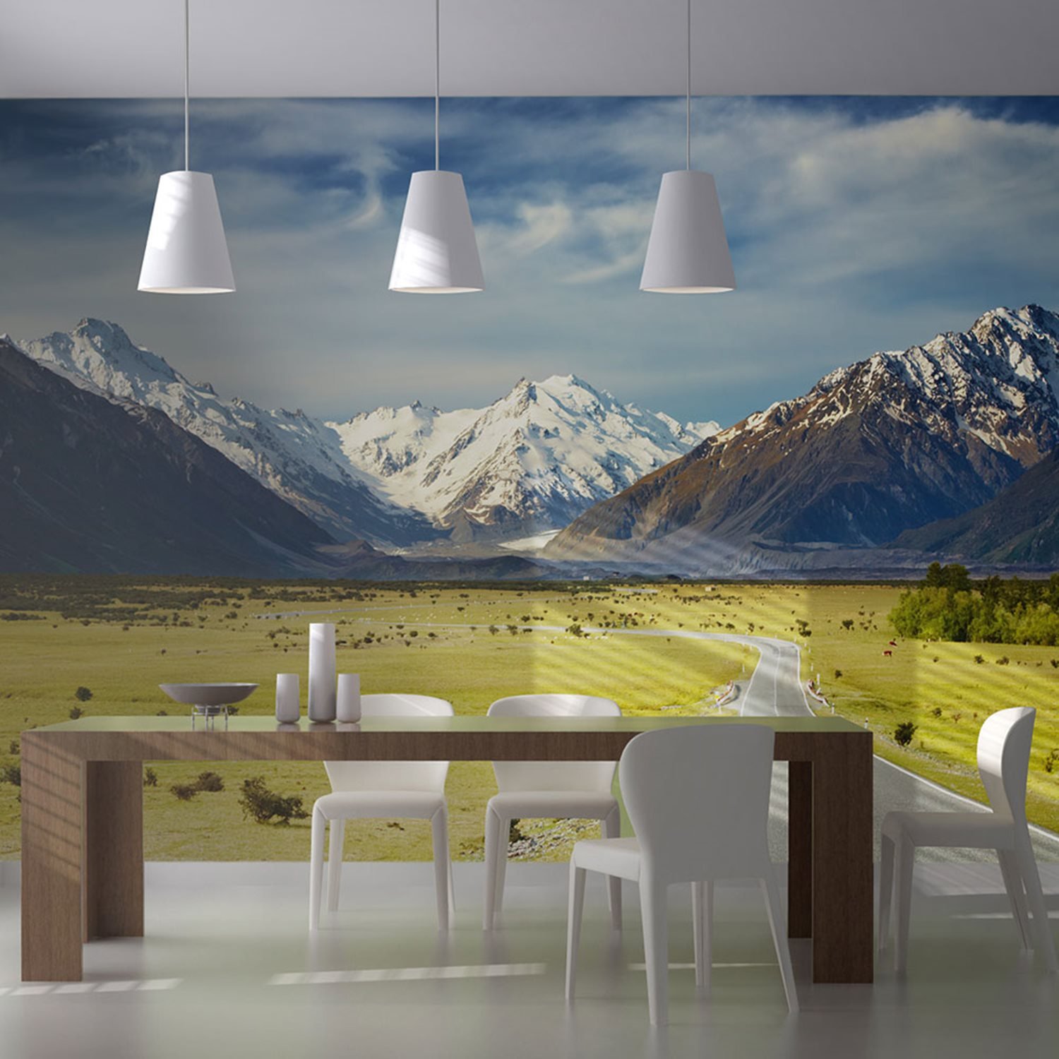 PoliHome Φωτοταπετσαρία - Southern Alps, New Zealand 400x309