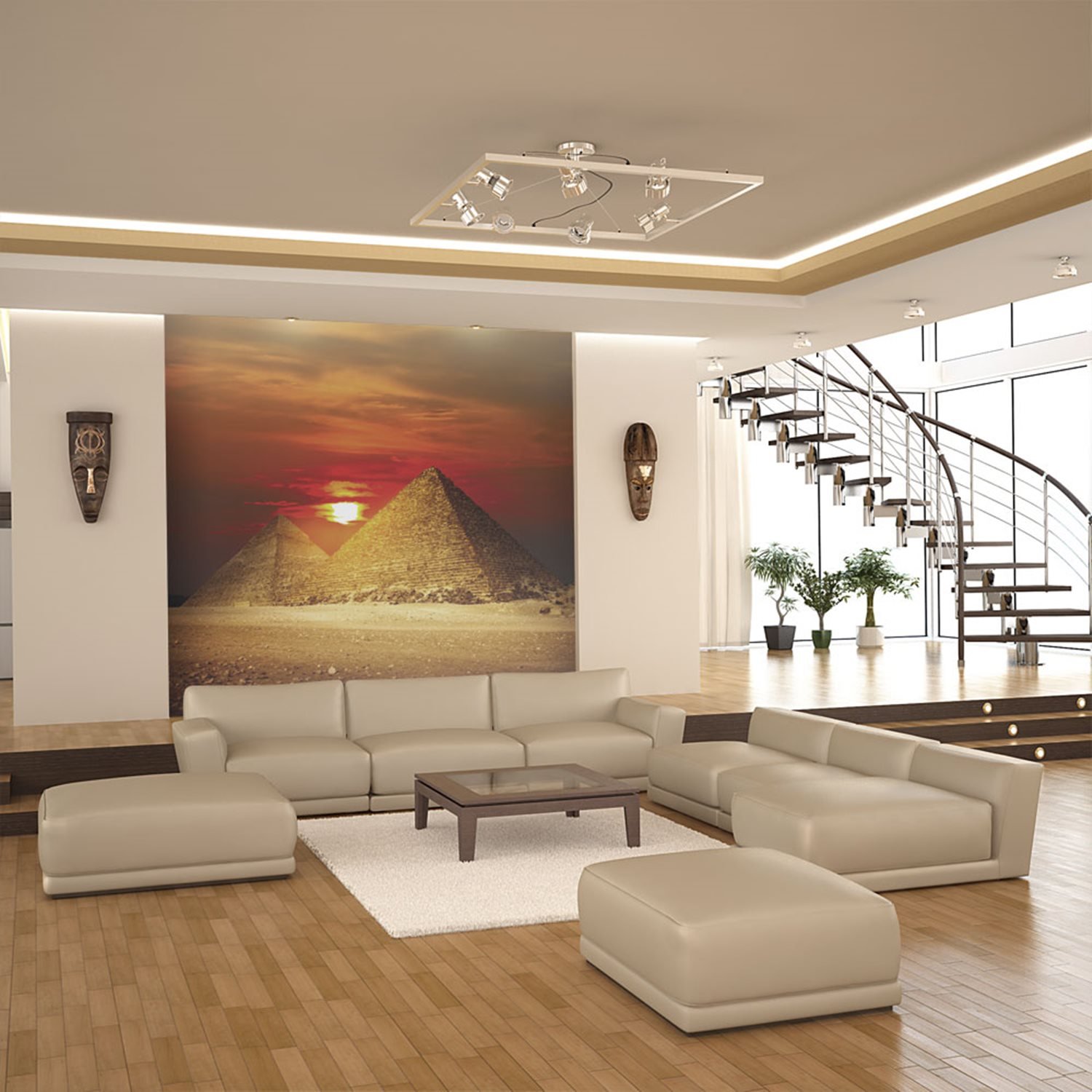PoliHome Φωτοταπετσαρία - The Giza Necropolis - sunset 400x309