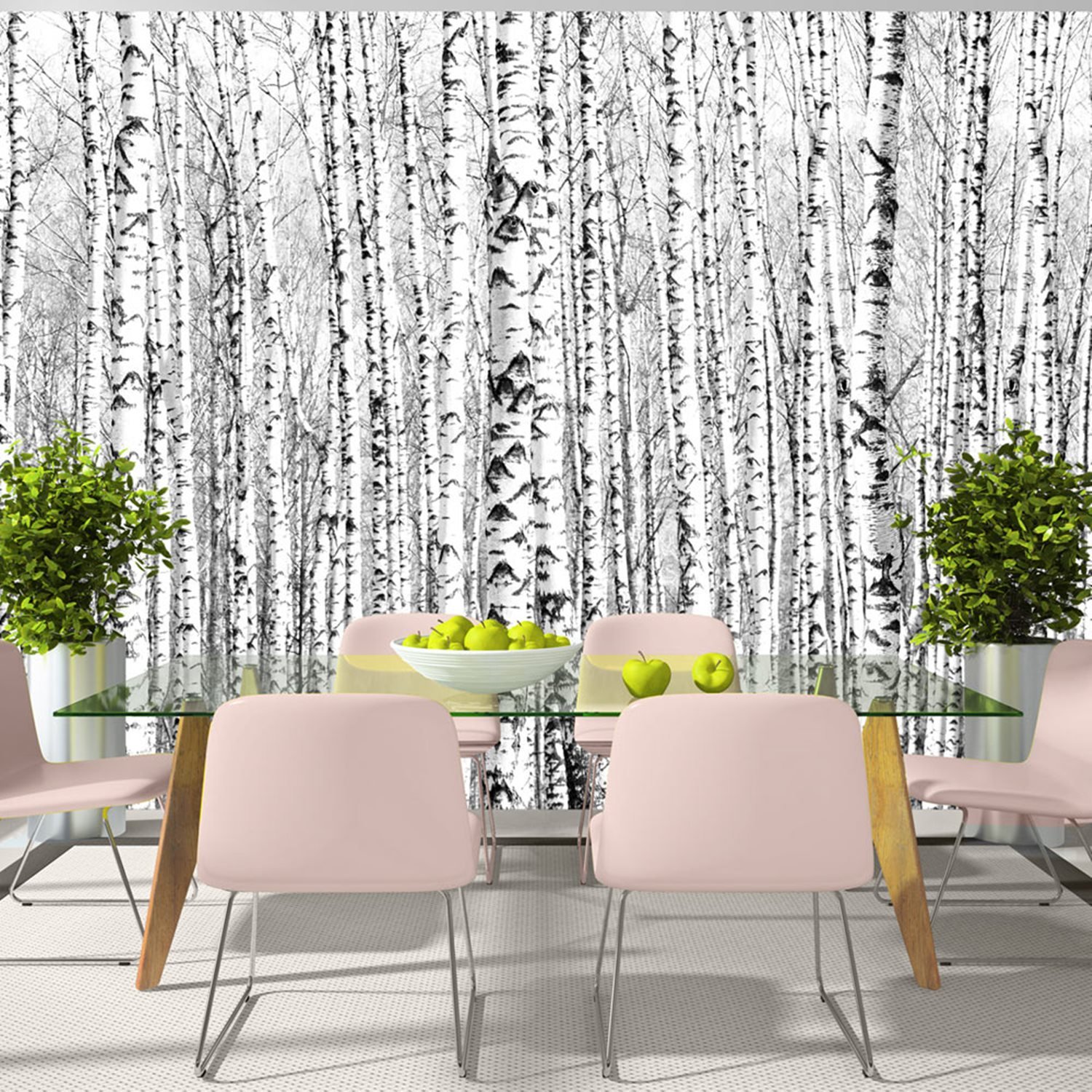 PoliHome Φωτοταπετσαρία - Birch forest 200x140