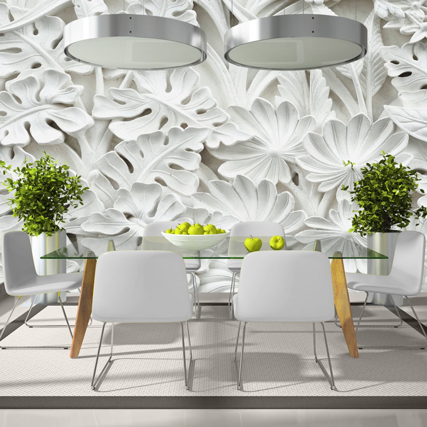 PoliHome Ταπετσαρία XXL - Alabaster Garden II 500x280