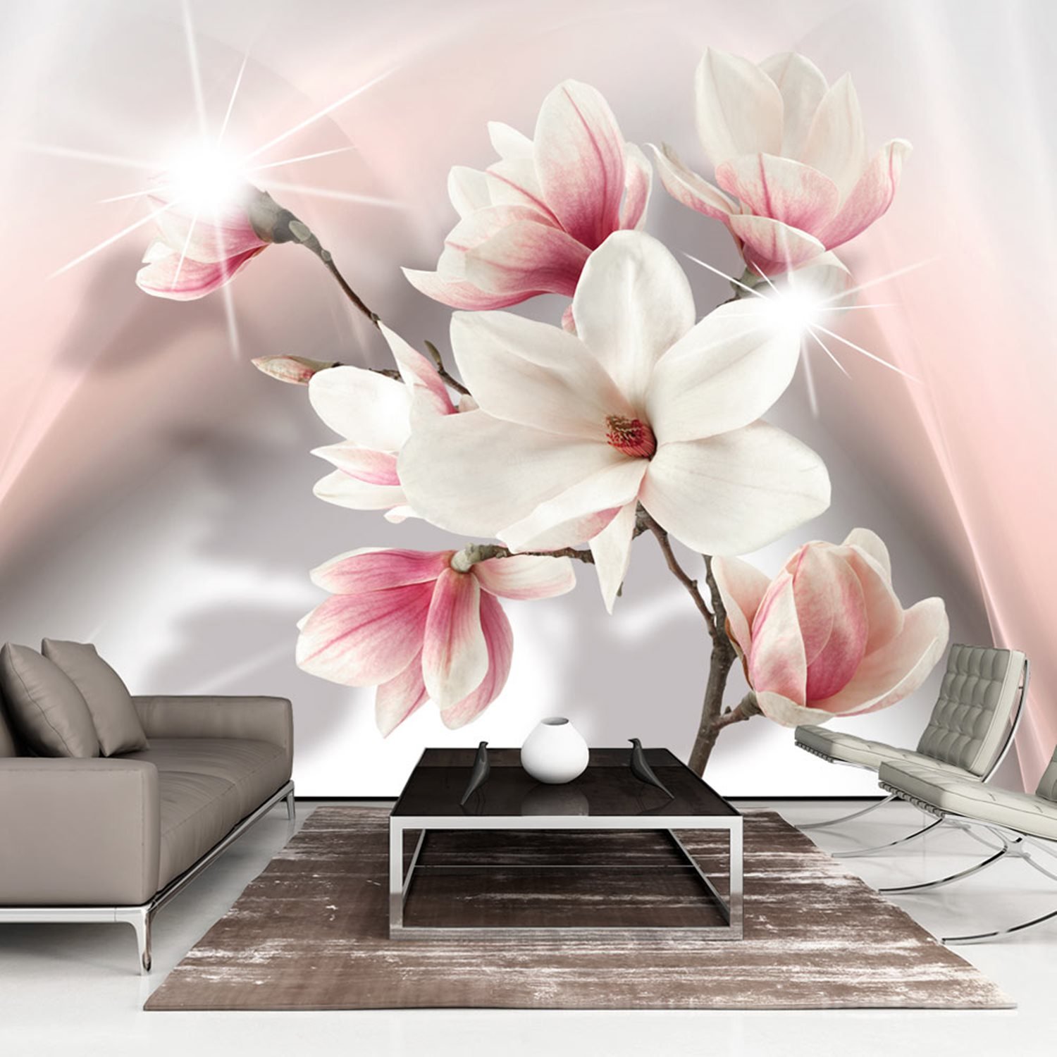 Ταπετσαρία XXL – White Magnolias II 500×280