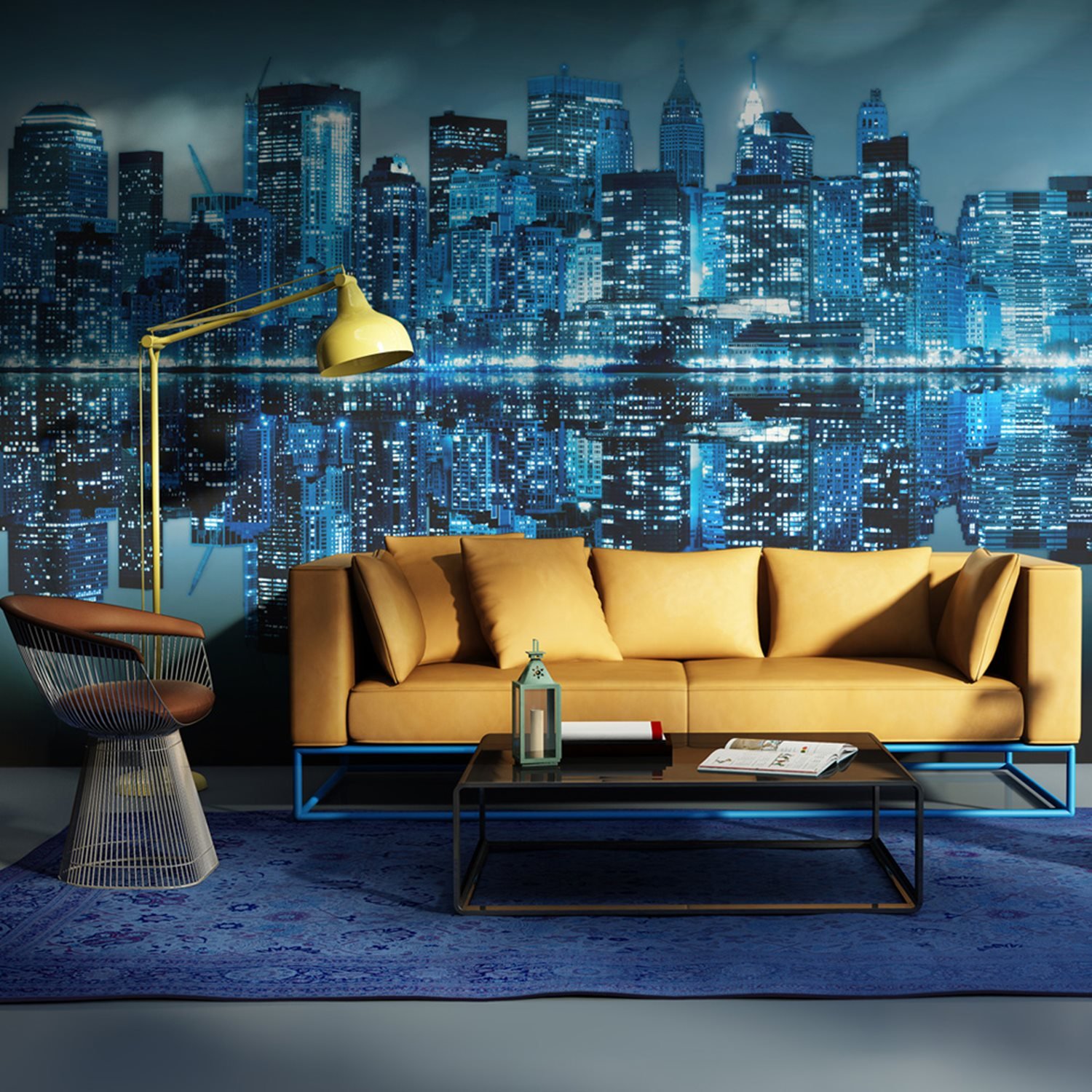 PoliHome Φωτοταπετσαρία - Ocean of lights - NYC 450x270