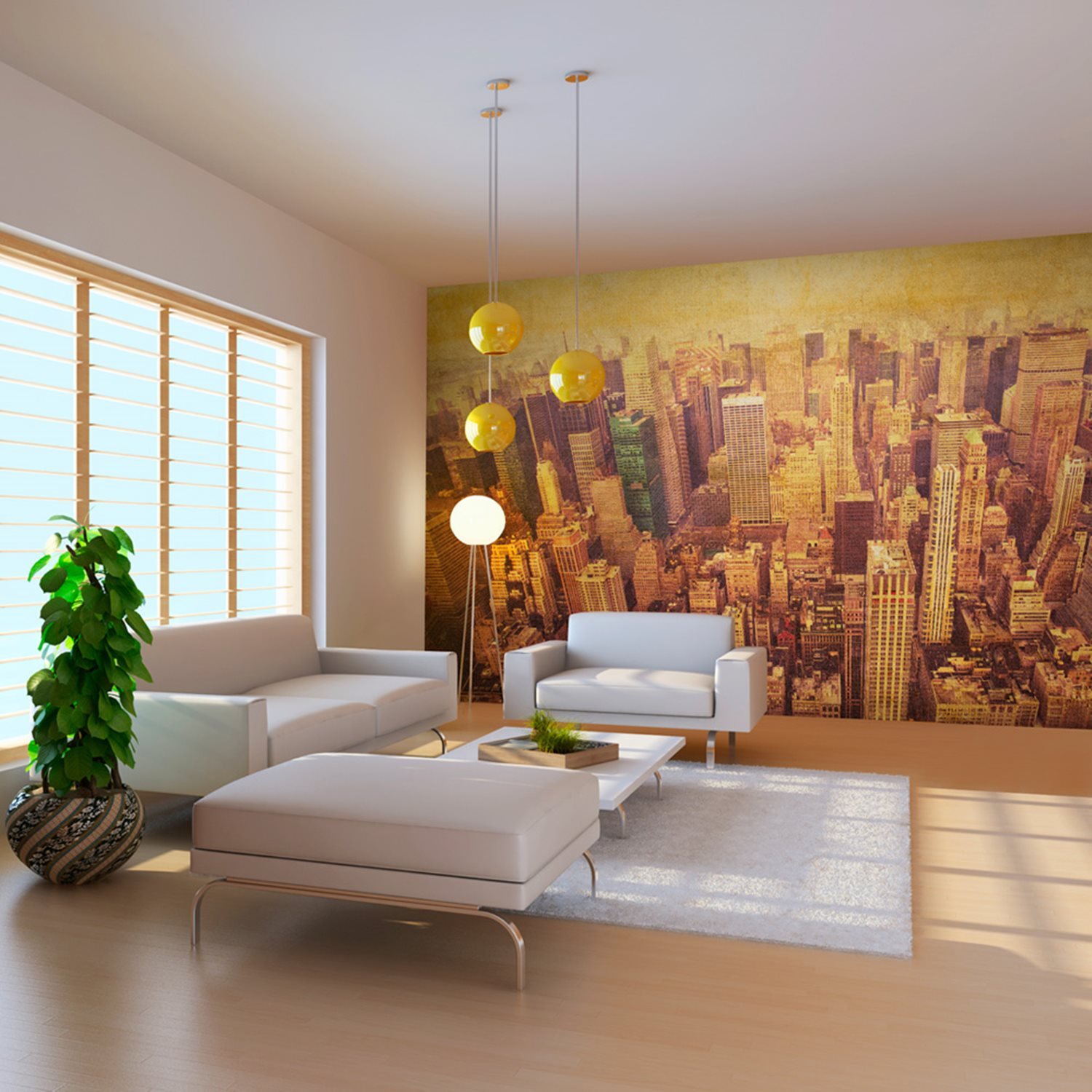 Ταπετσαρία XXL – New York City in sepia 550×270