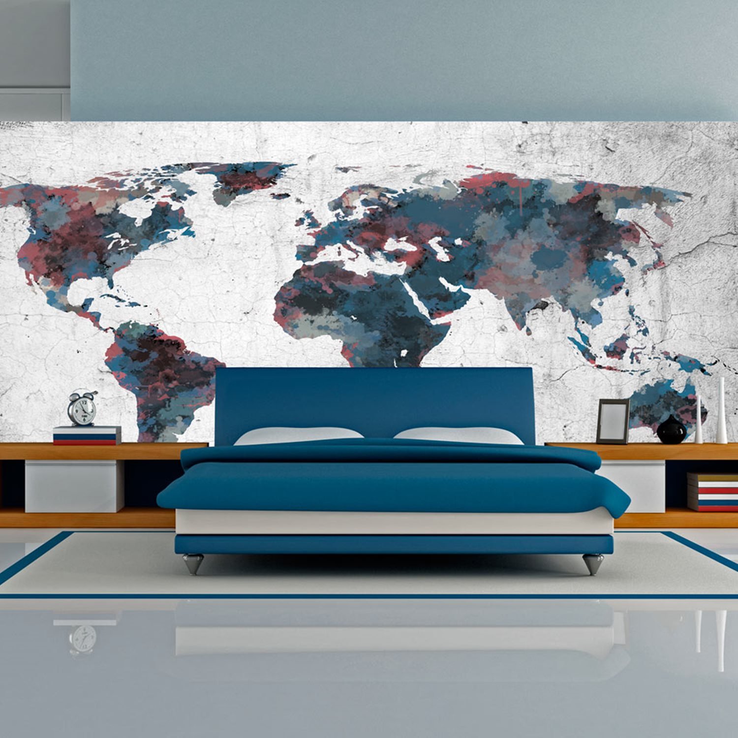 Ταπετσαρία XXL – World map on the wall 550×270