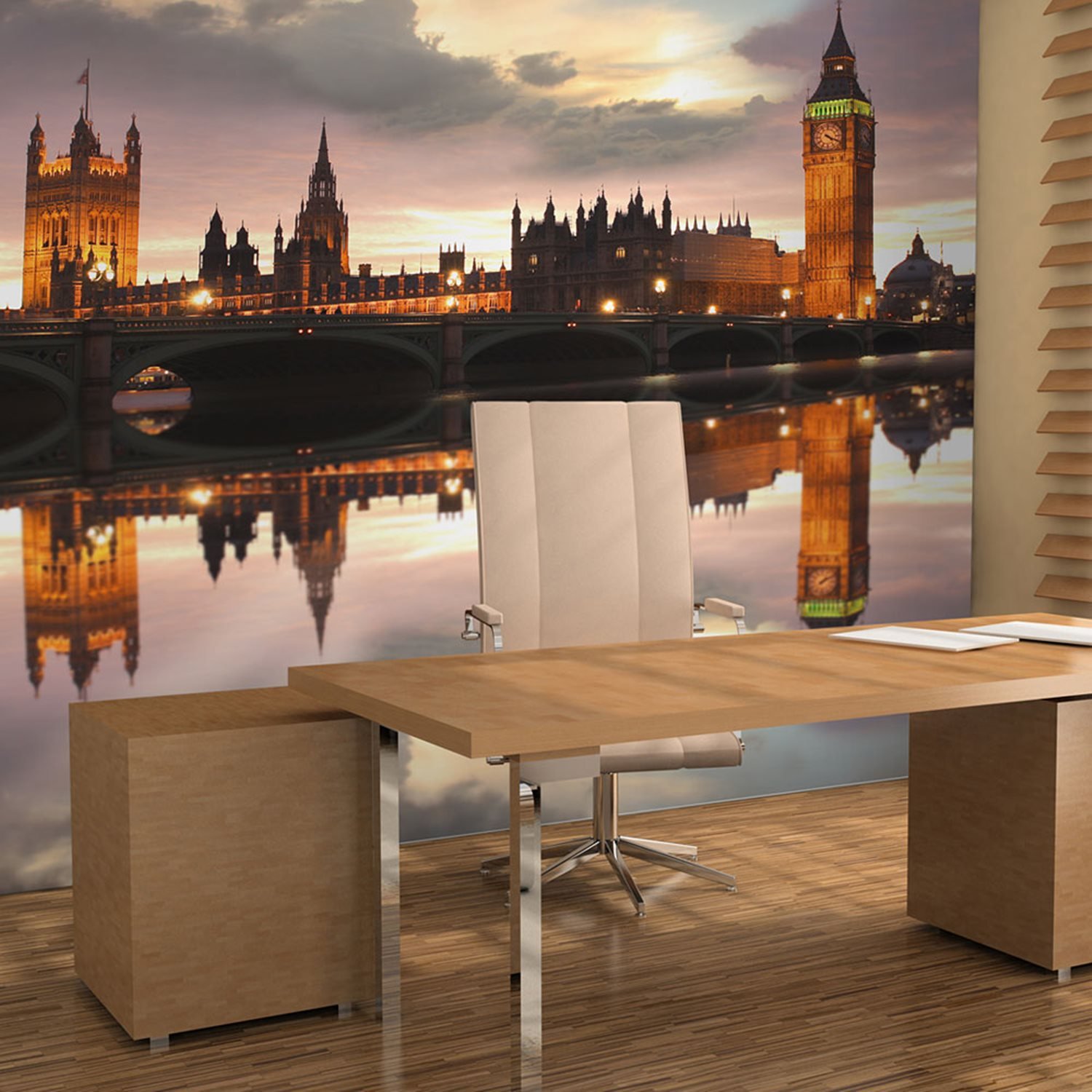 PoliHome Φωτοταπετσαρία - Big Ben in the evening, London 350x270