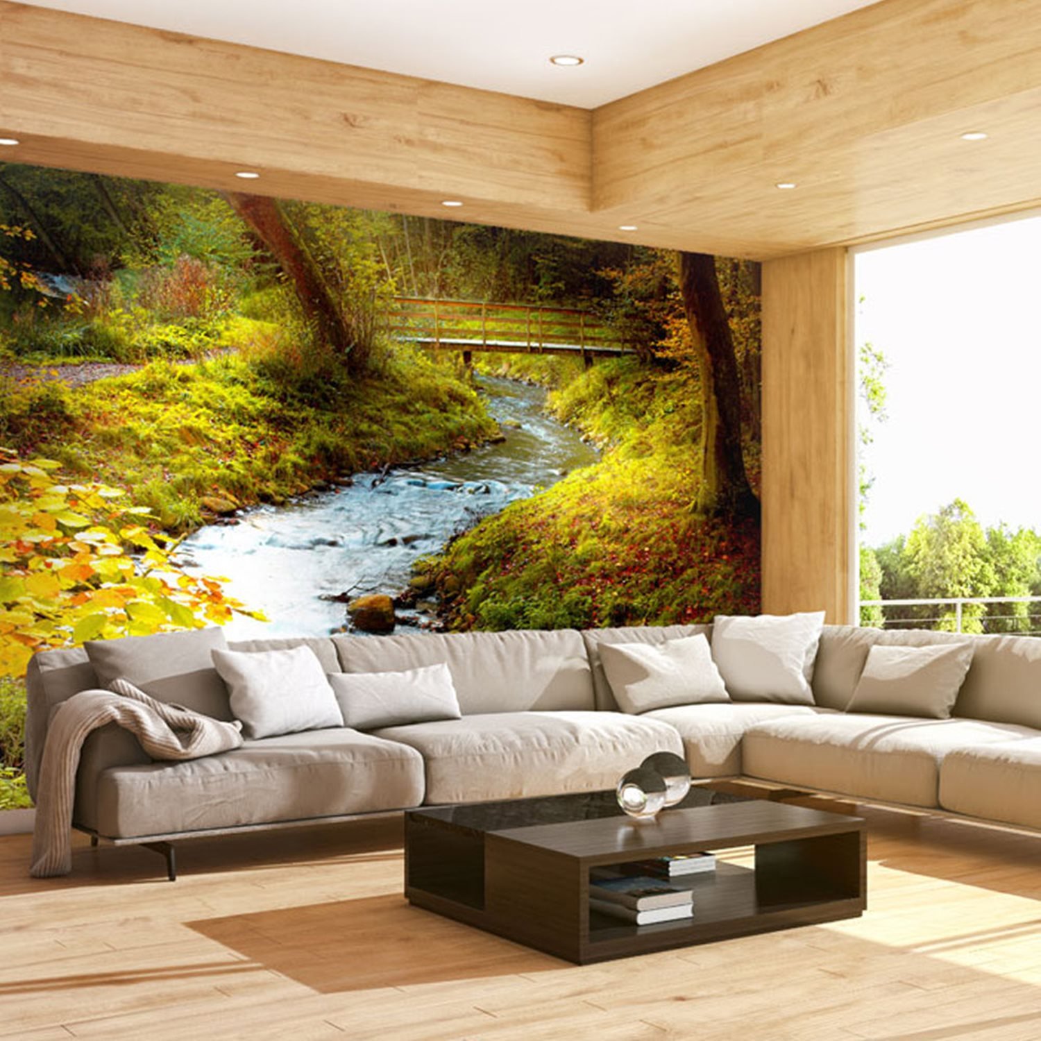 PoliHome Φωτοταπετσαρία - brook (sunrise) 200x154