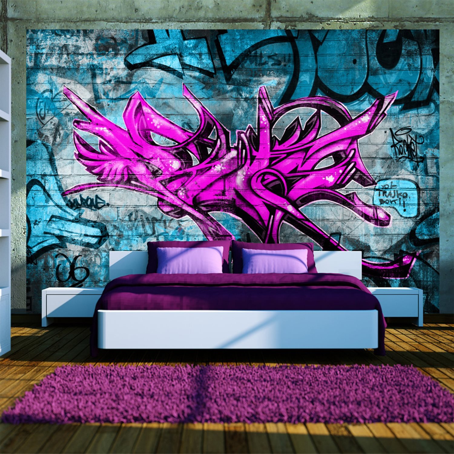 PoliHome Φωτοταπετσαρία - Anonymous graffiti 200x140