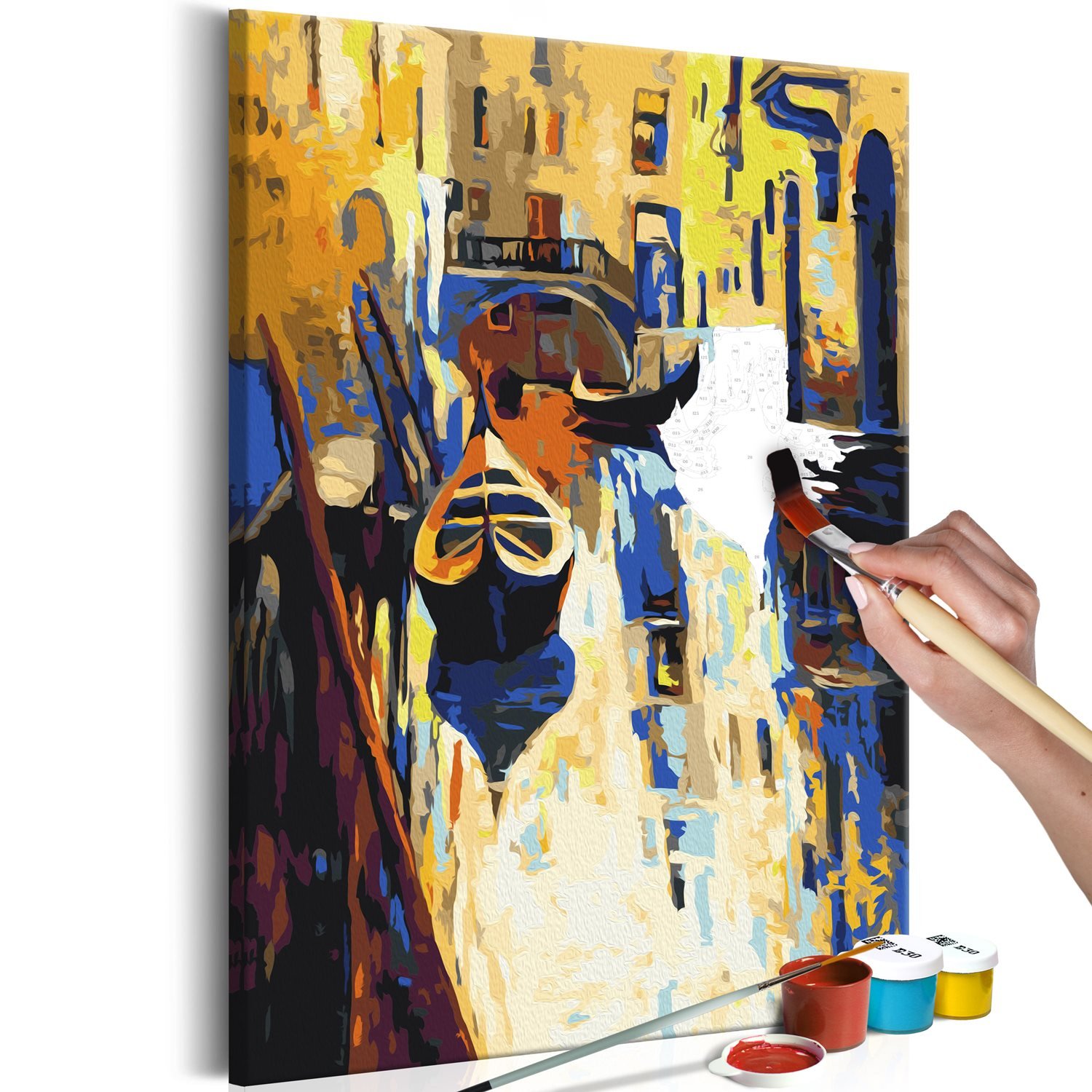 PoliHome Πίνακας για να τον ζωγραφίζεις - Venice (Gondolas) 40x60